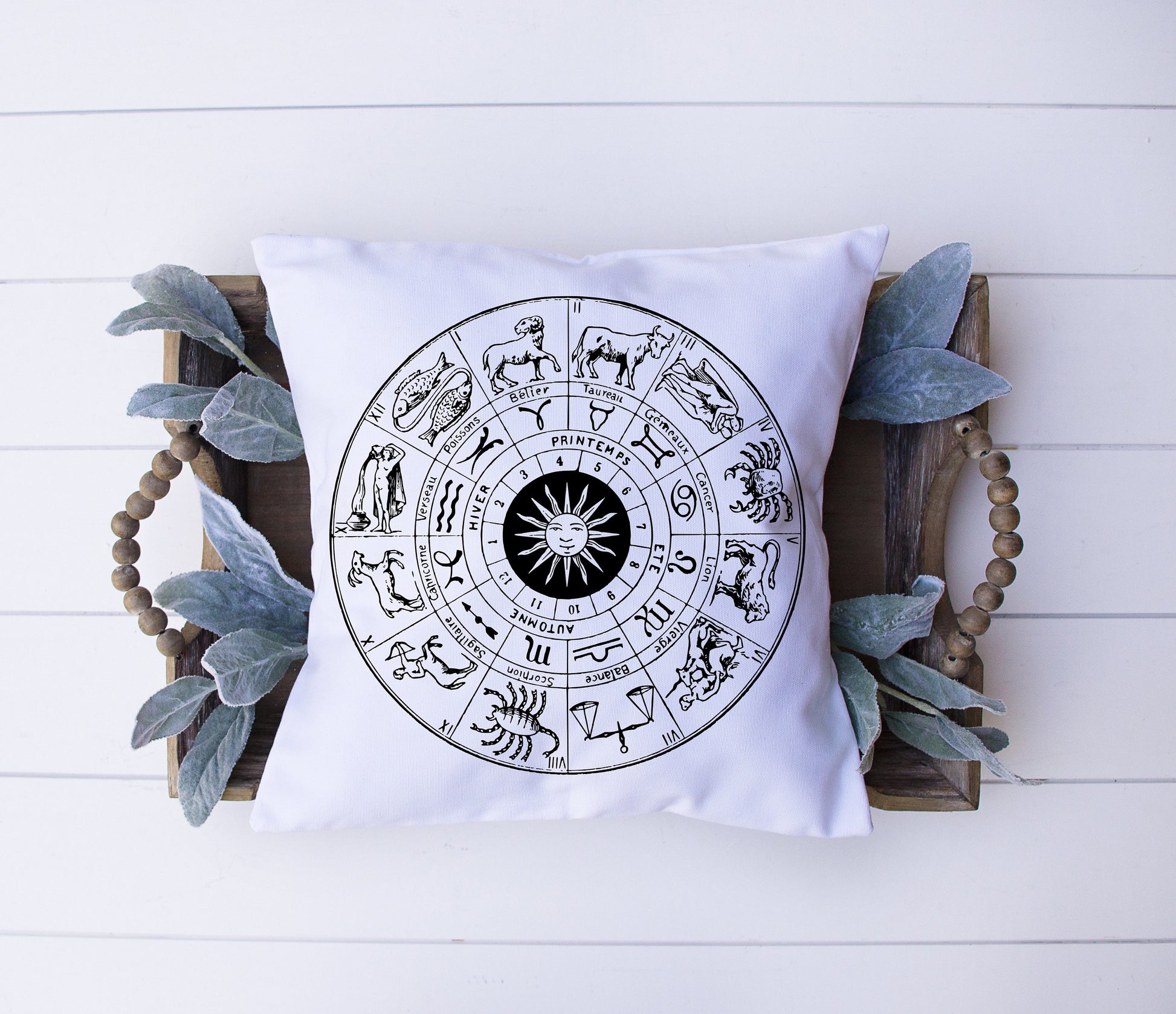 Zodiac Dial | Decorative Pillow | Custom Designed | Made In The USA