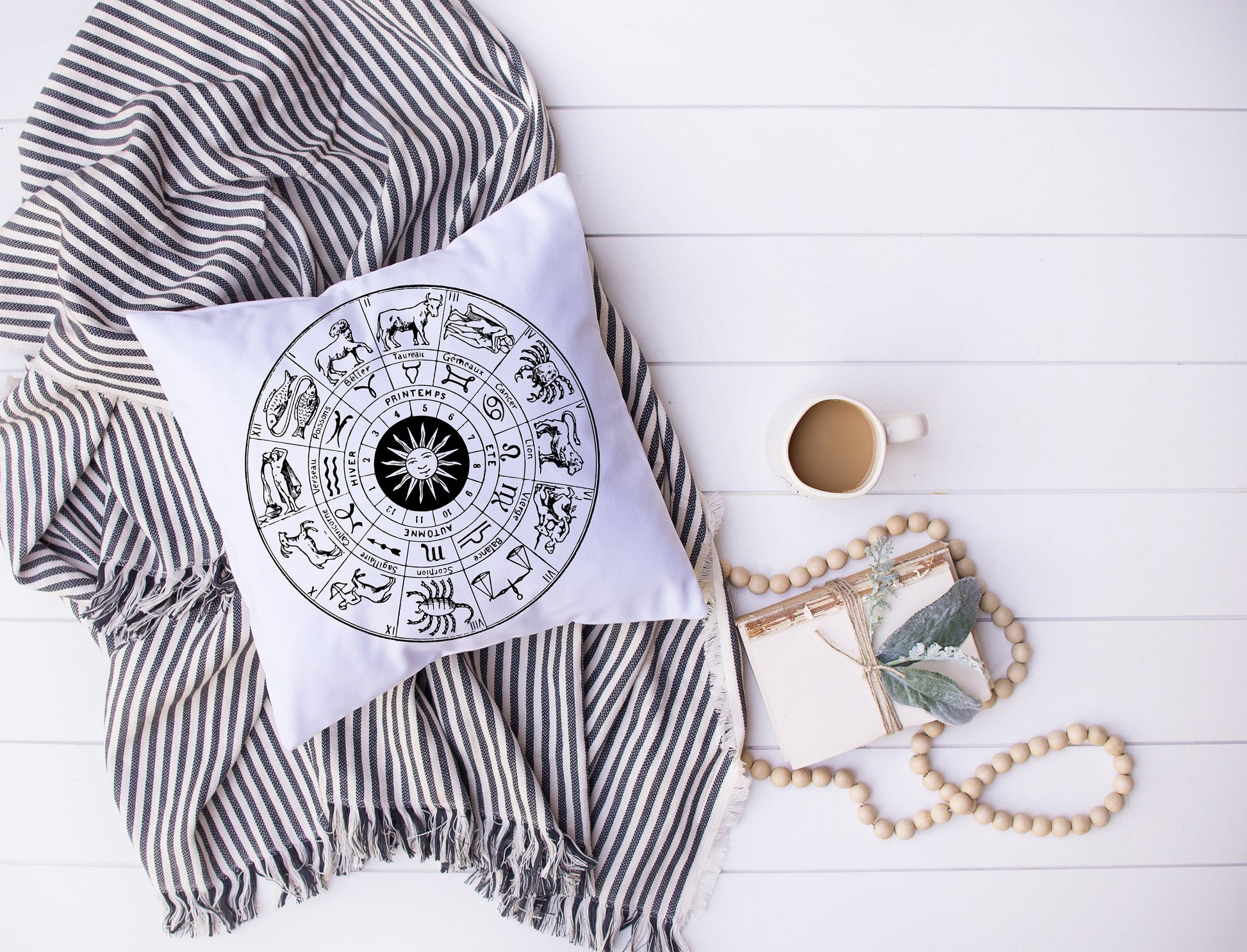 Zodiac Dial | Decorative Pillow | Custom Designed | Made In The USA