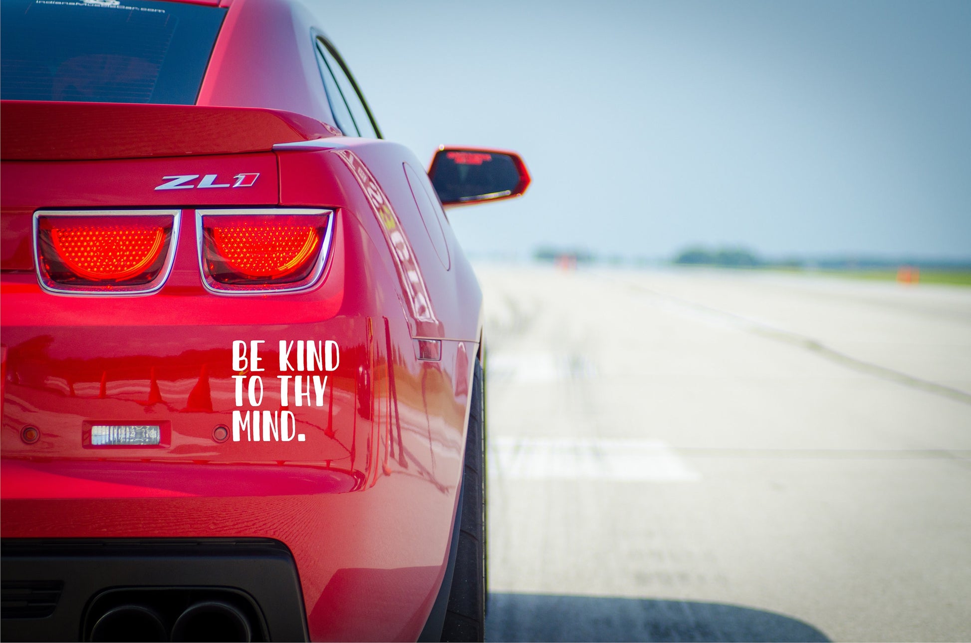 Mental Health Advocacy Vinyl Car Decal: Be Kind To Thy Mind | Promote Awareness and Support | Perfect for Cars and Vans