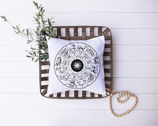 Zodiac Dial | Decorative Pillow | Custom Designed | Made In The USA