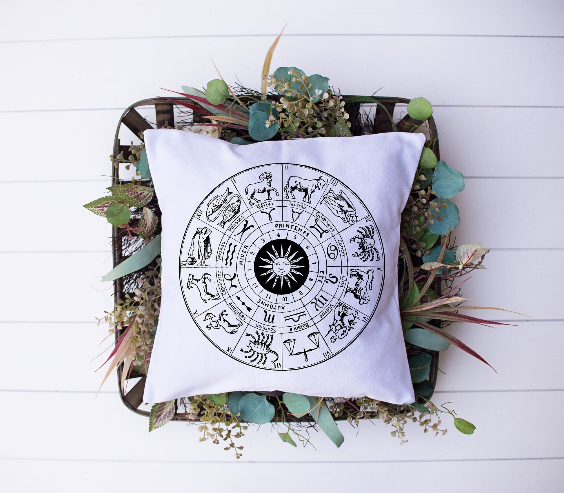 Zodiac Dial | Decorative Pillow | Custom Designed | Made In The USA