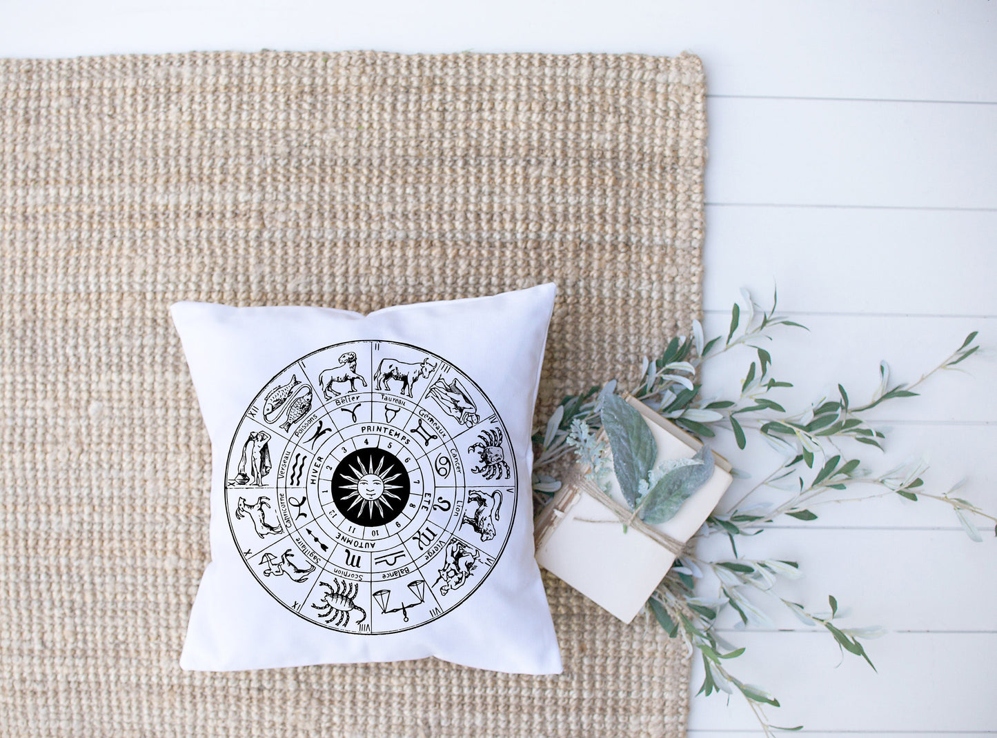 Zodiac Dial | Decorative Pillow | Custom Designed | Made In The USA