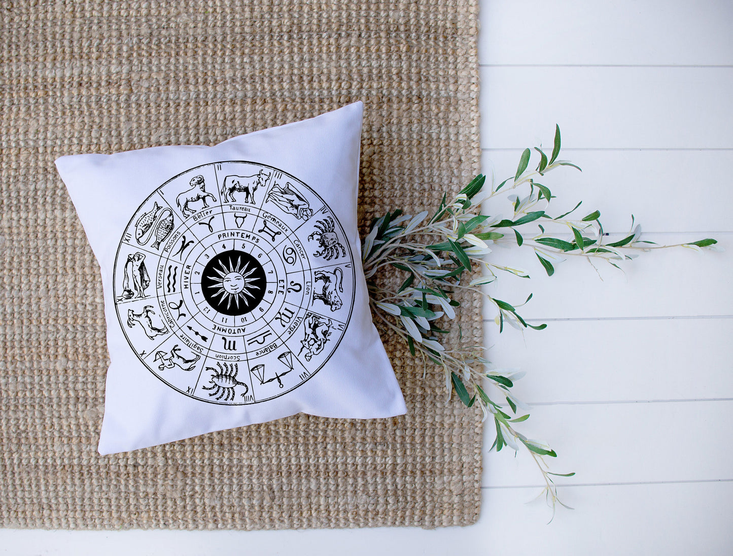 Zodiac Dial | Decorative Pillow | Custom Designed | Made In The USA