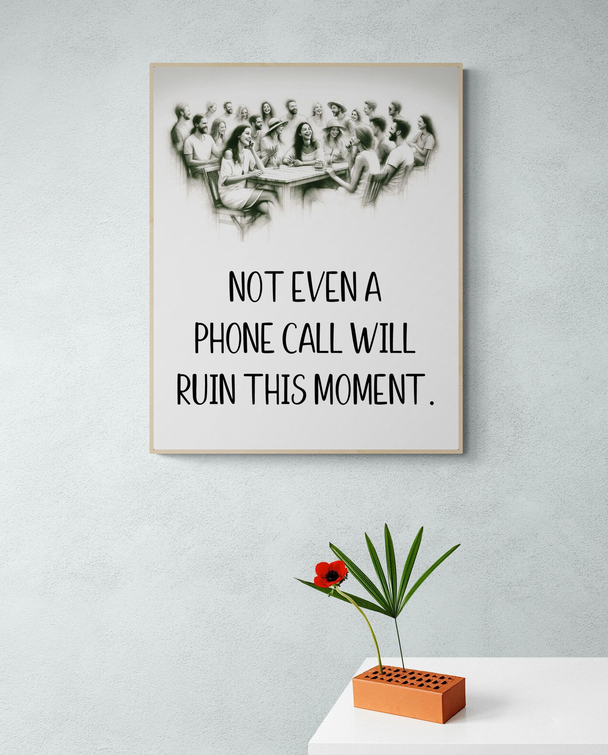 Be Kind, For Everyone You Meet Is Fighting A Hard Battle | Plato Quote | Inspirational | Art Print