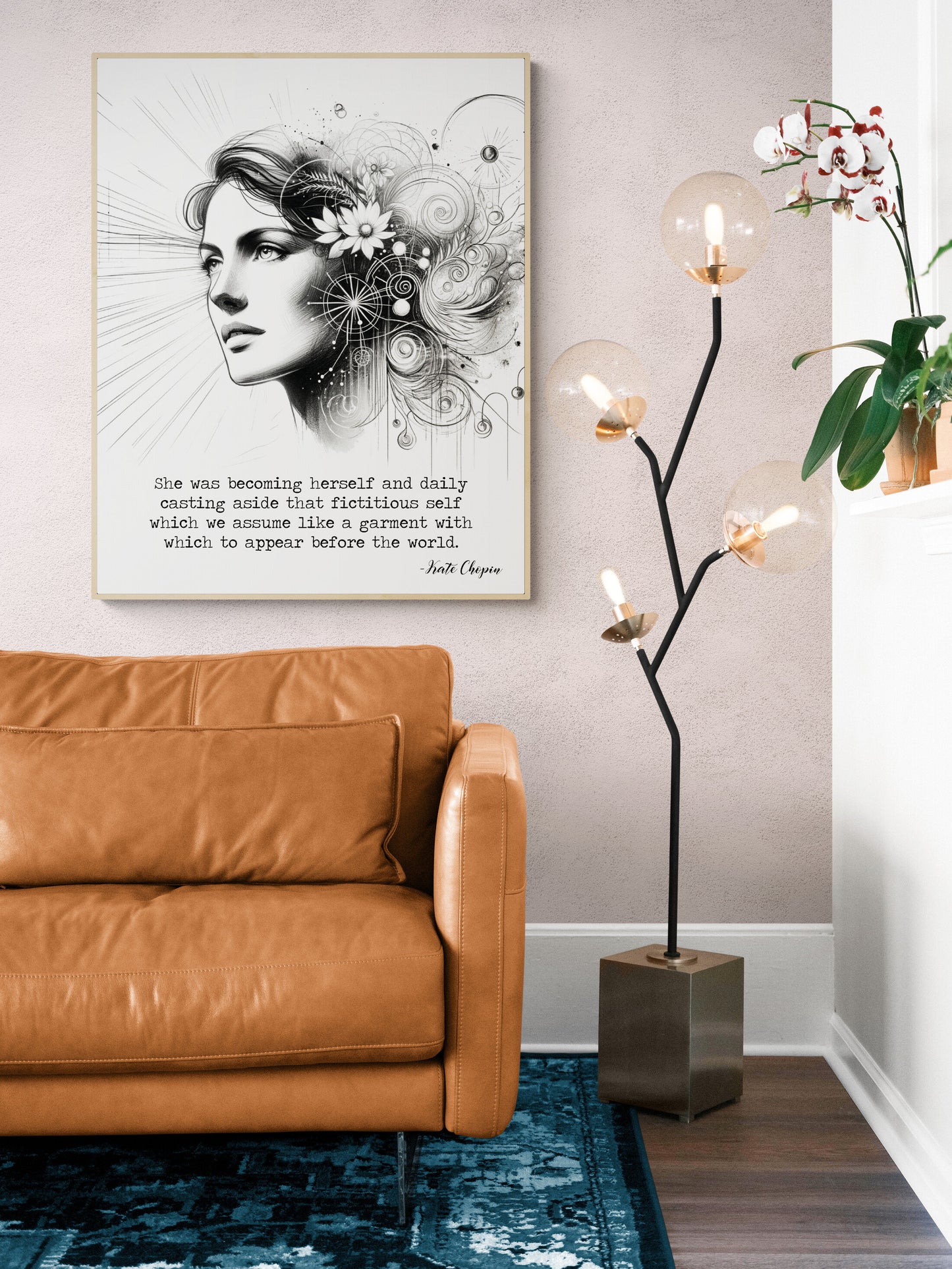 She Was Becoming Herself by Kate Chopin Art Print